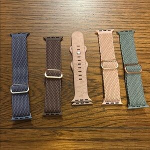 Stylish Women’s Watch Bands Set for Apple Watch - Multicolor